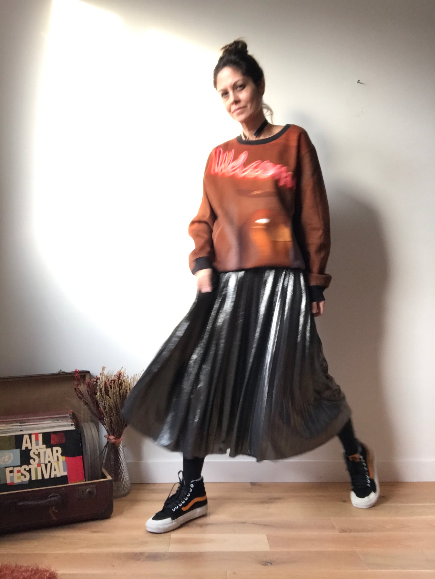 Vintage pleated skirt