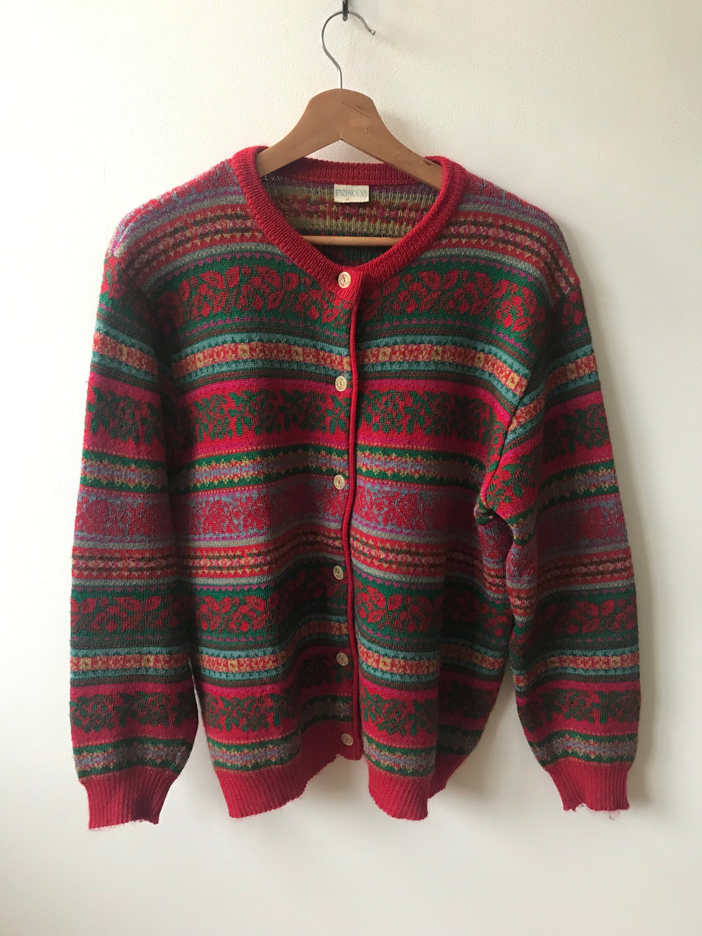 Vintage wol cardigan