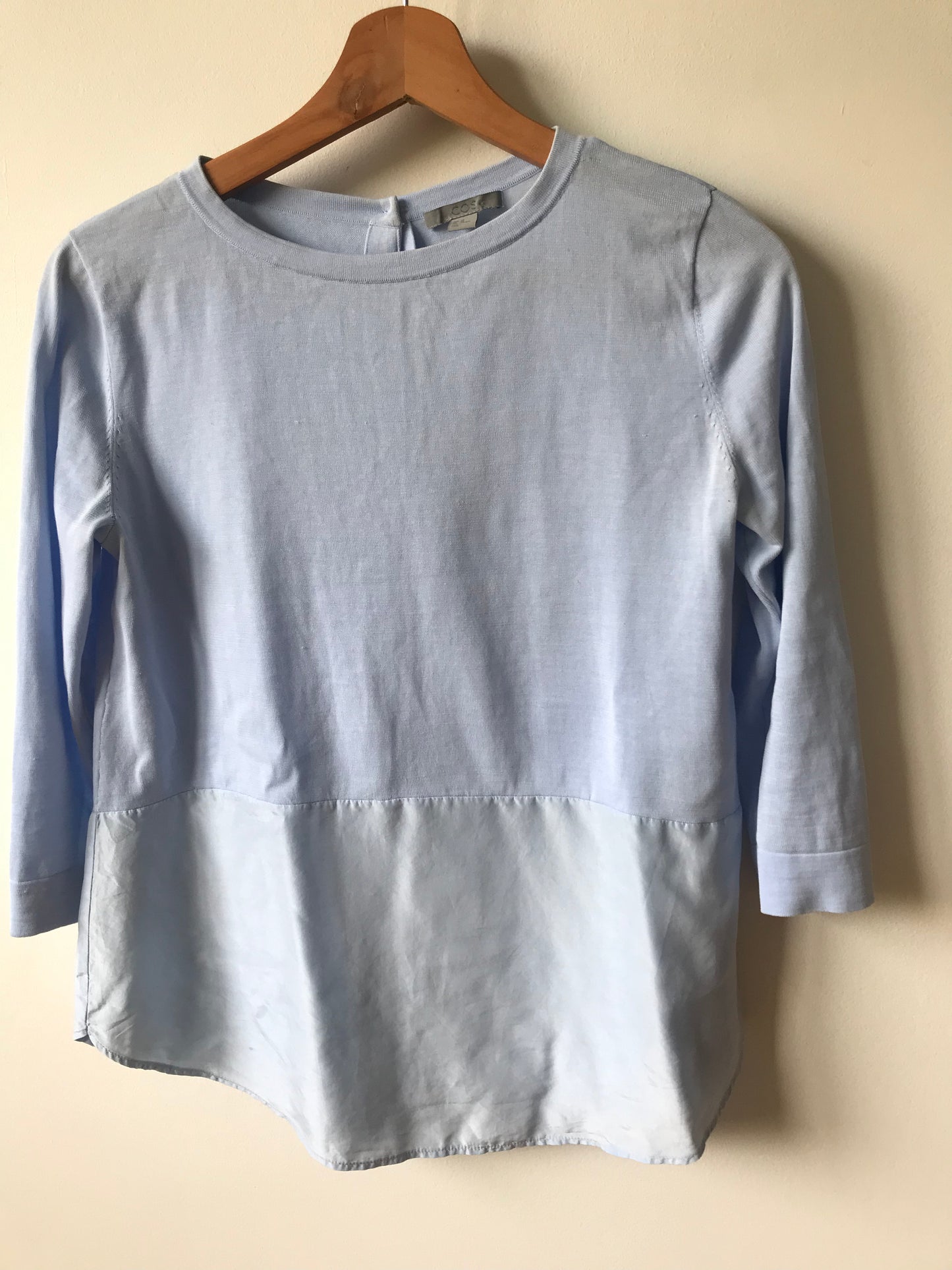 COS 3/4 sleeve top