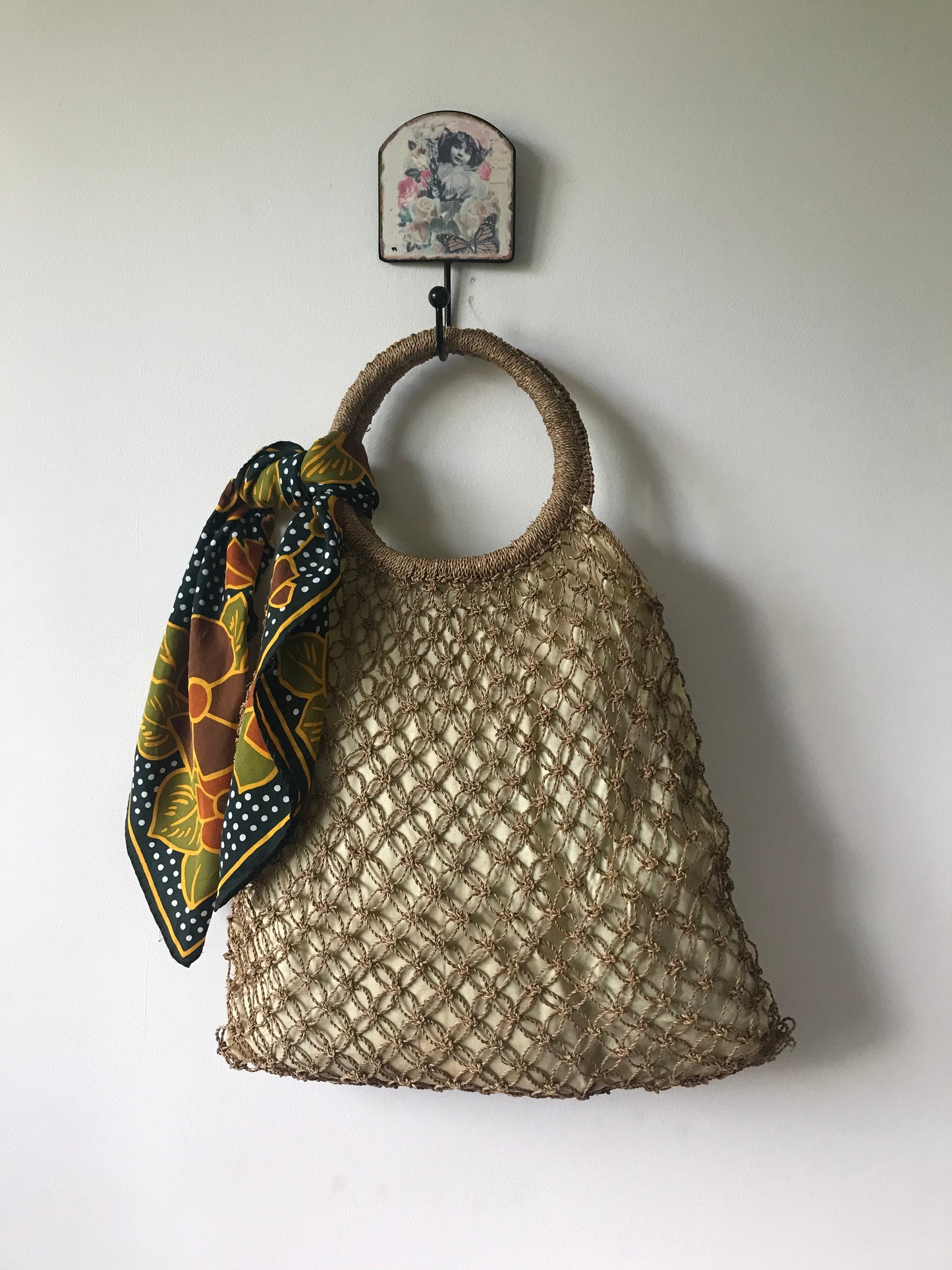 Vintage crochet bag