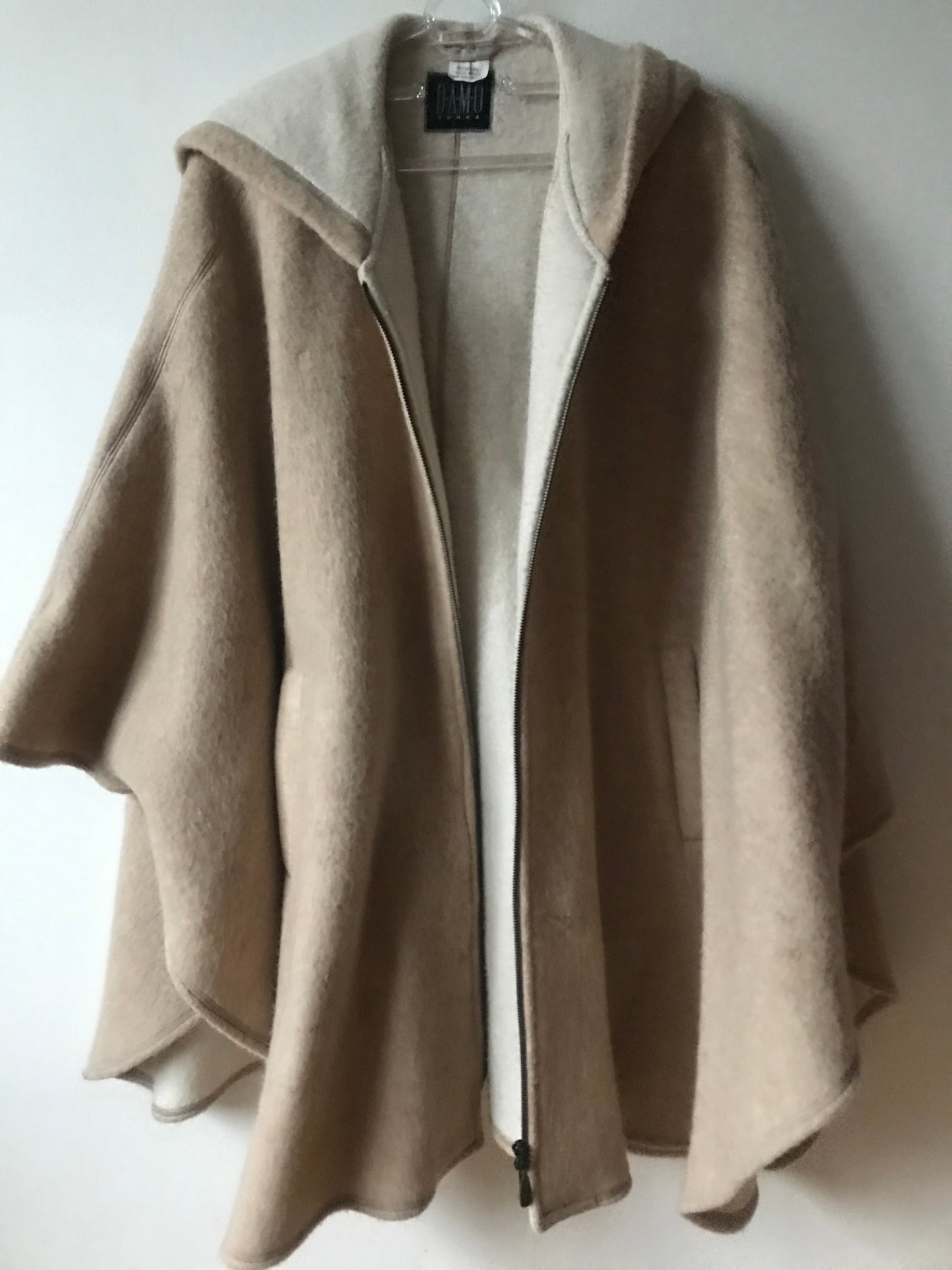 Mohair cape coat