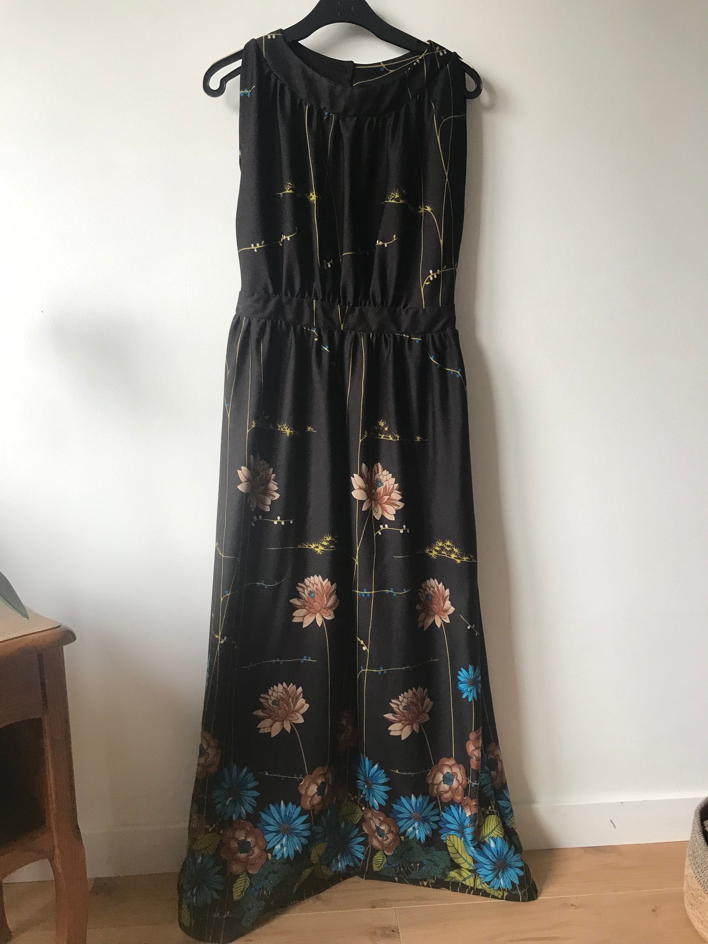 70s vintage maxi dress