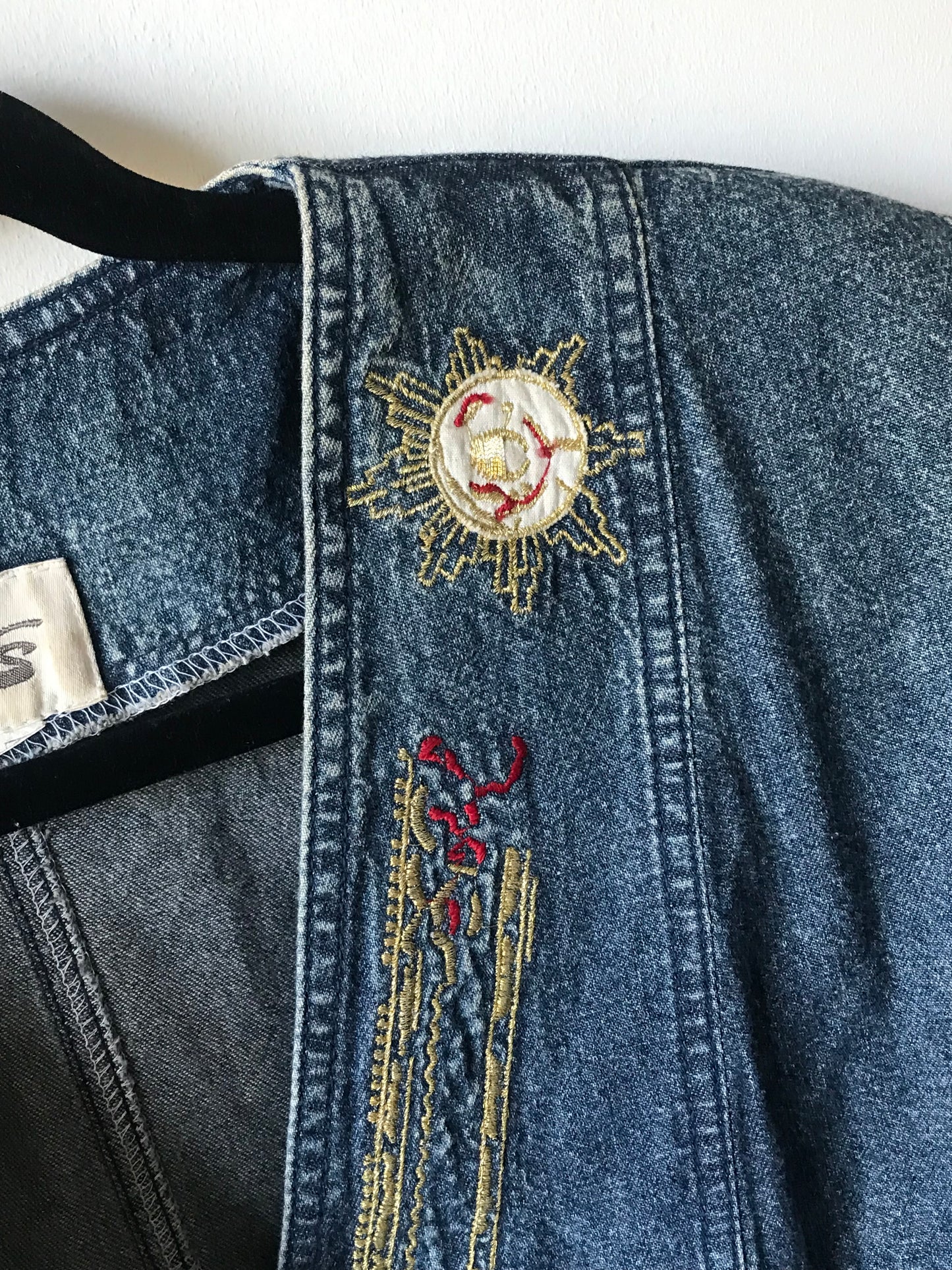 Y2K oversized denim coat