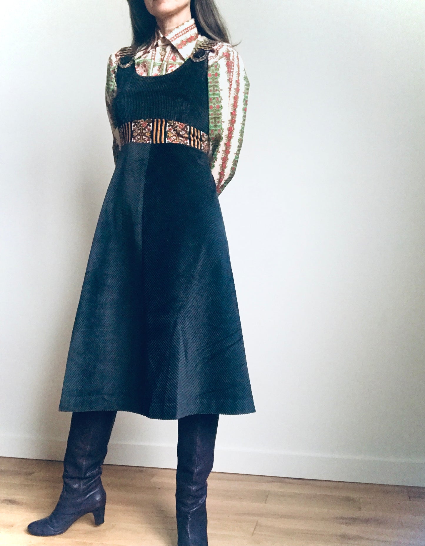 vintage salopette dress