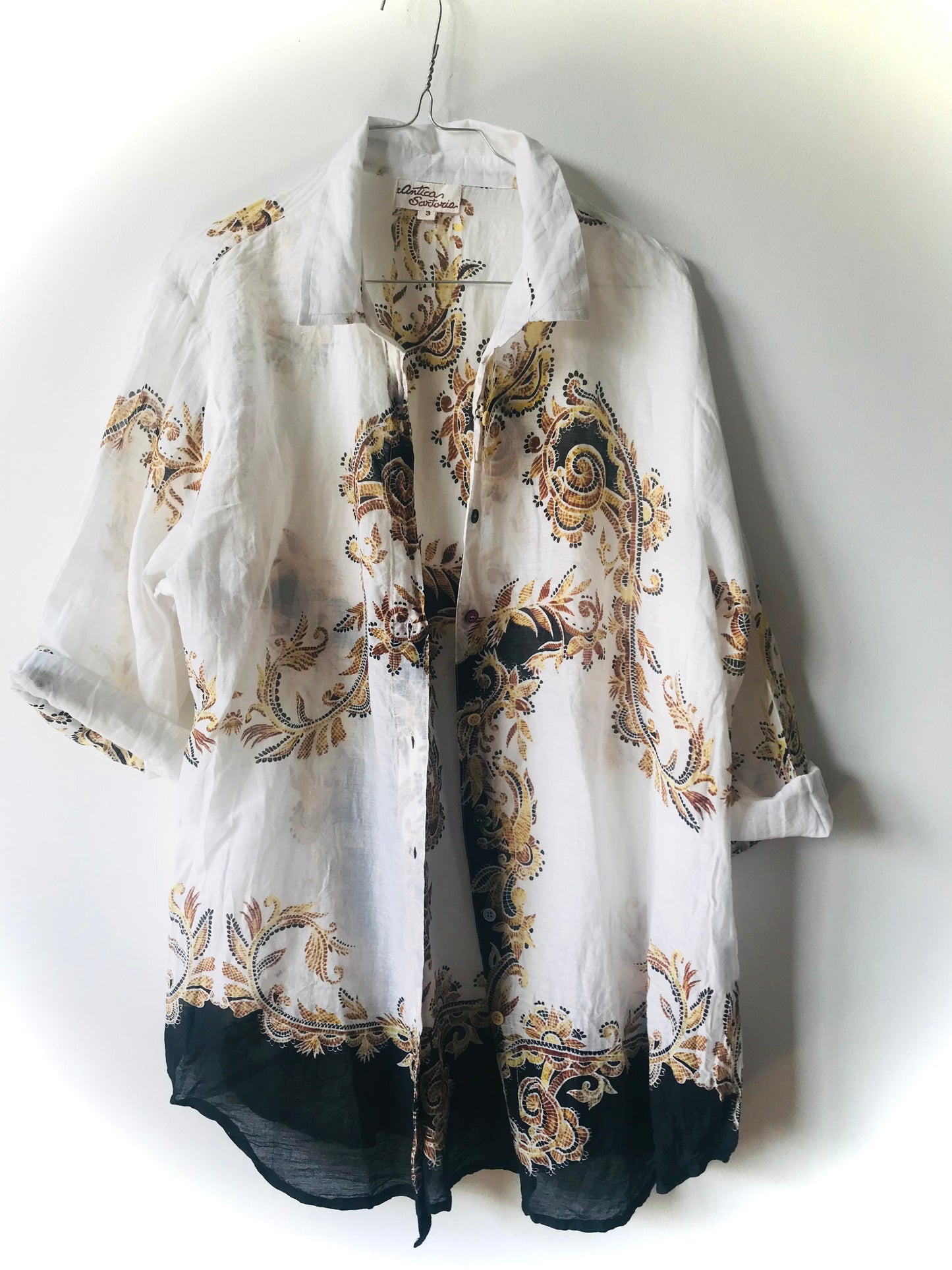 Vintage Antica Sartoria coton shirt