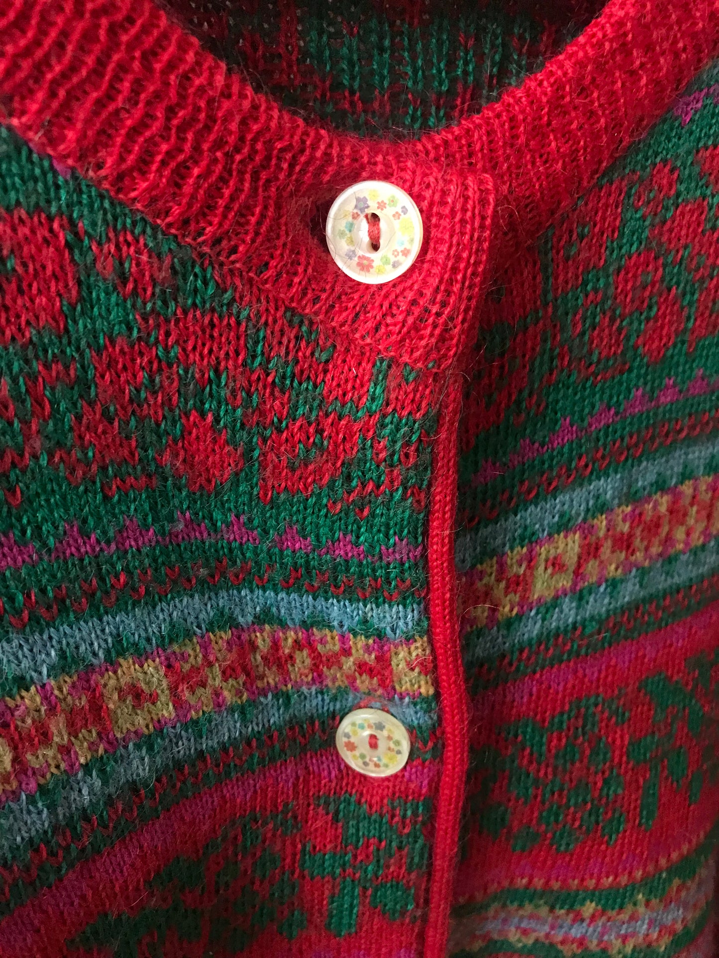 Vintage wol cardigan