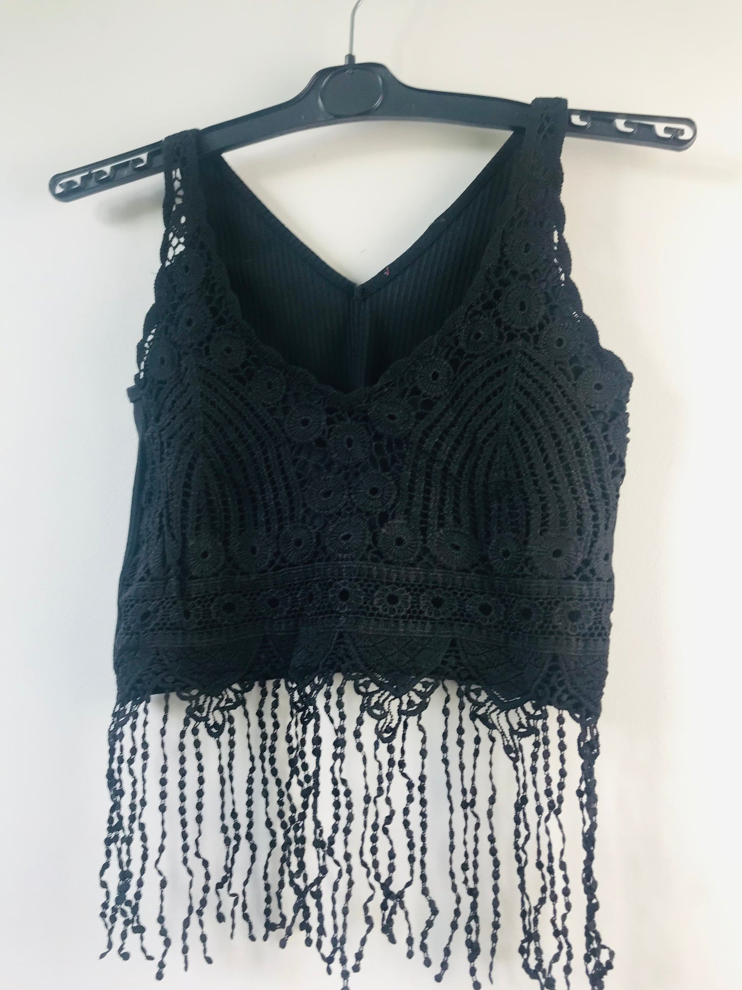 Vintage crochet crop top