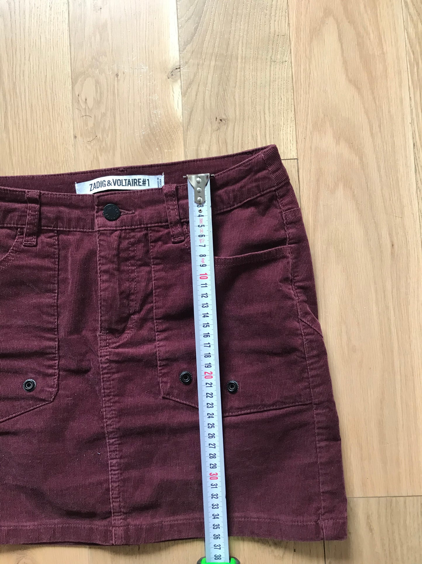 Zadig & Voltaire corduroy skirt