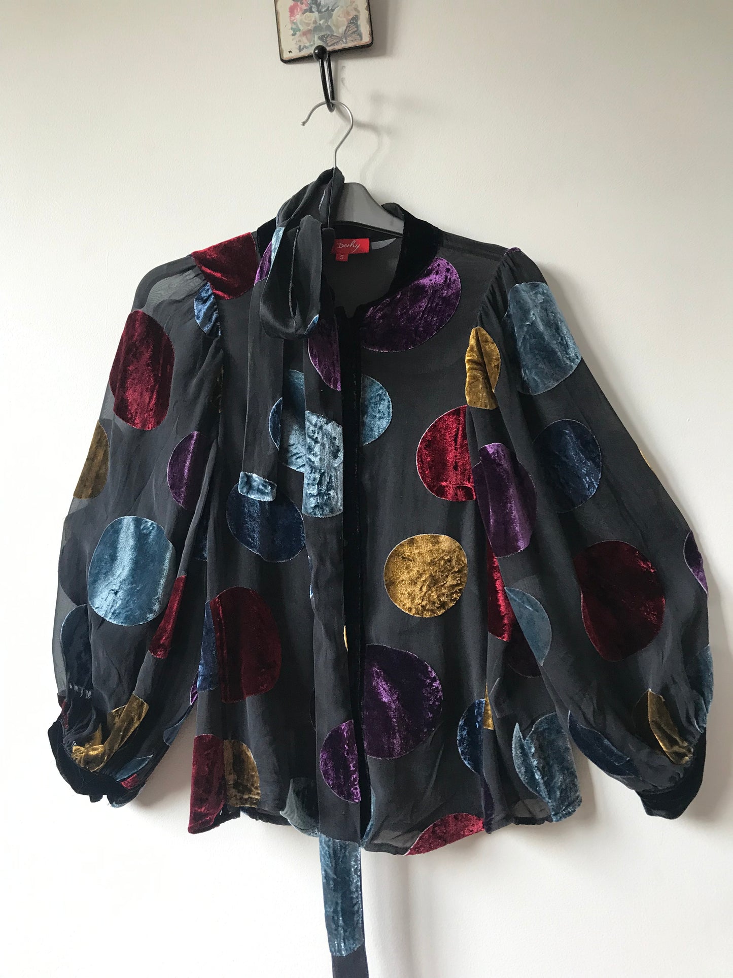 Vintage silk blend blouse