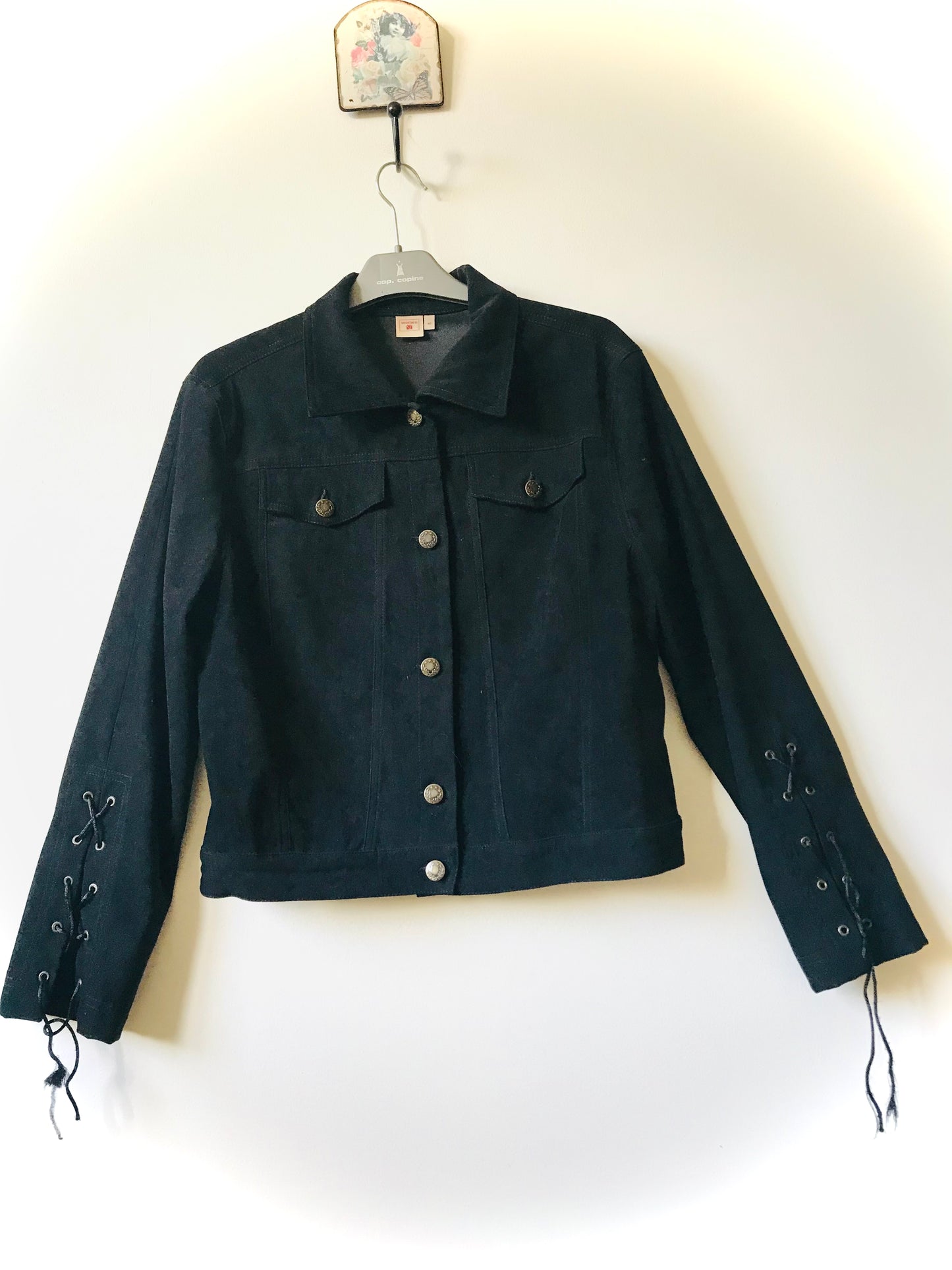 Vintage suede look jacket