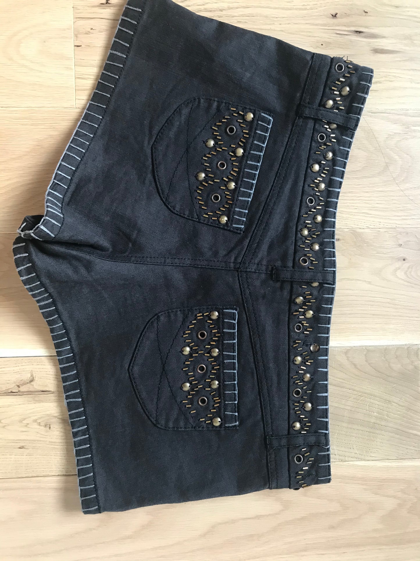 Kate Moss mini festival shorts