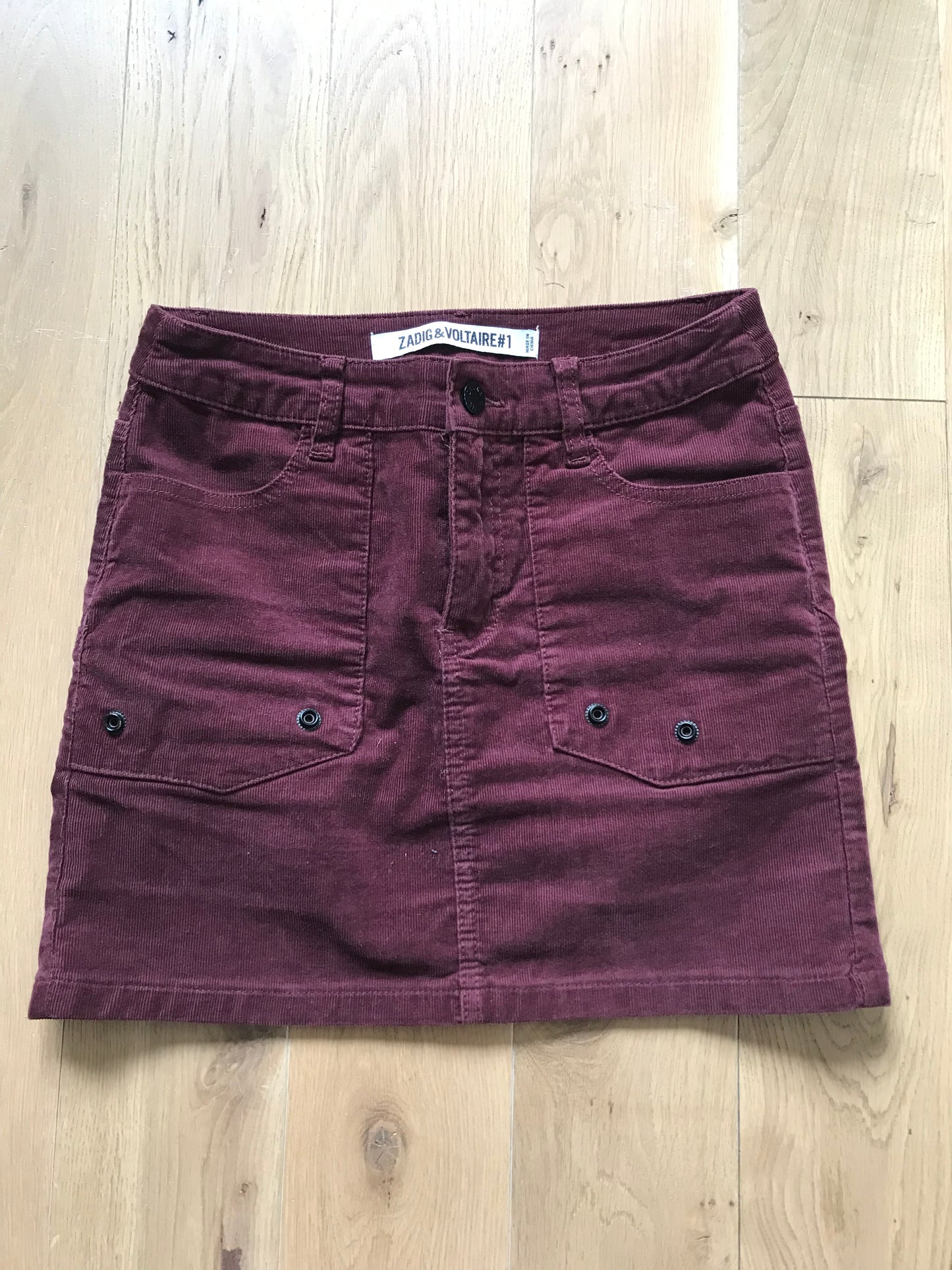 Zadig & Voltaire corduroy skirt