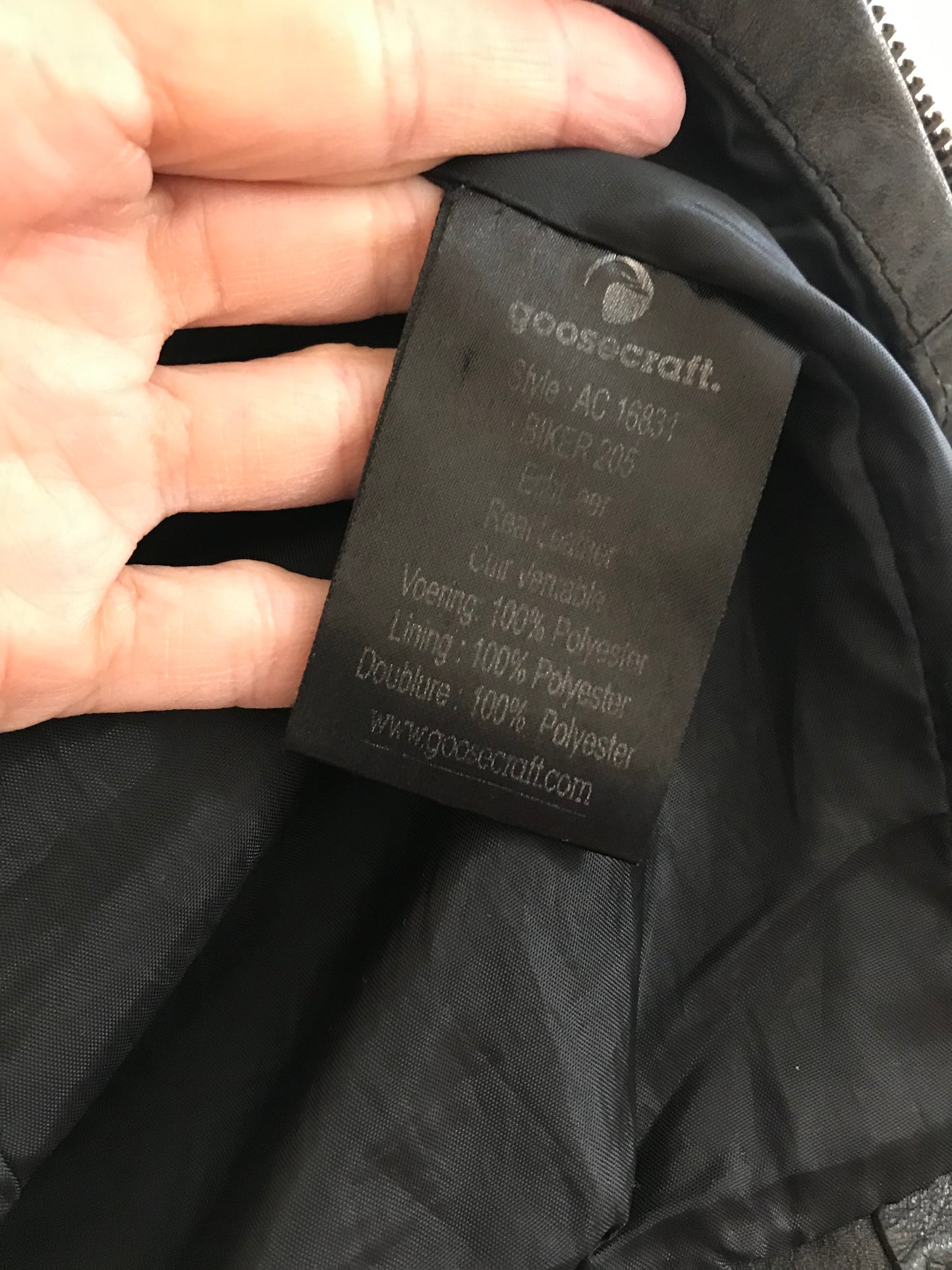 Goosecraft biker jacket