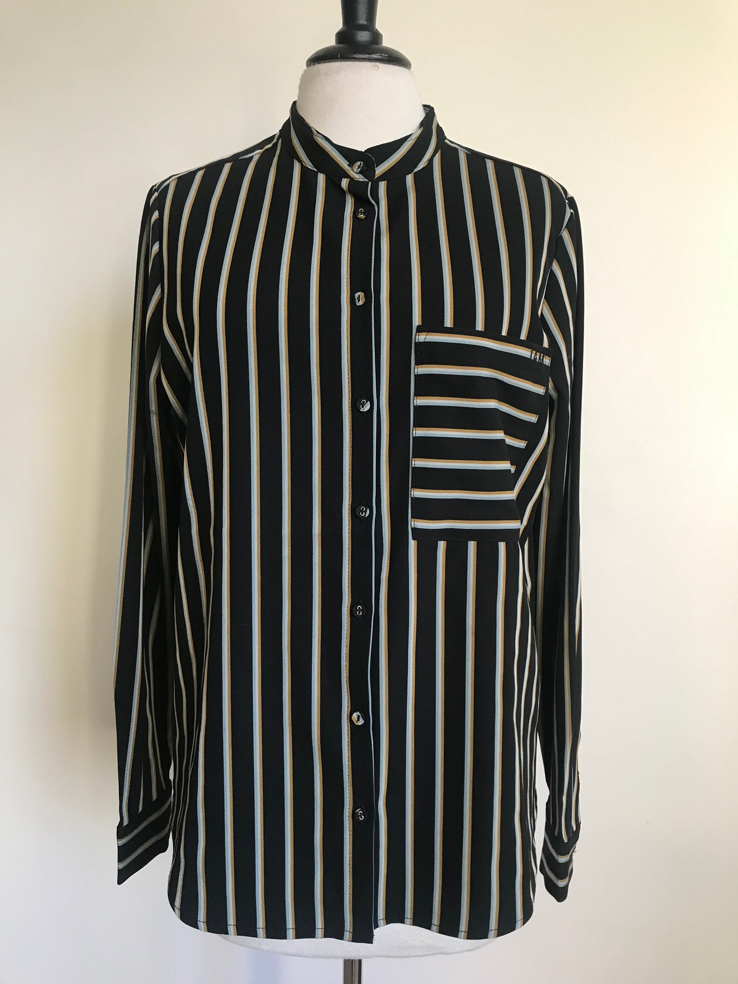 Vintage blouse with stripes