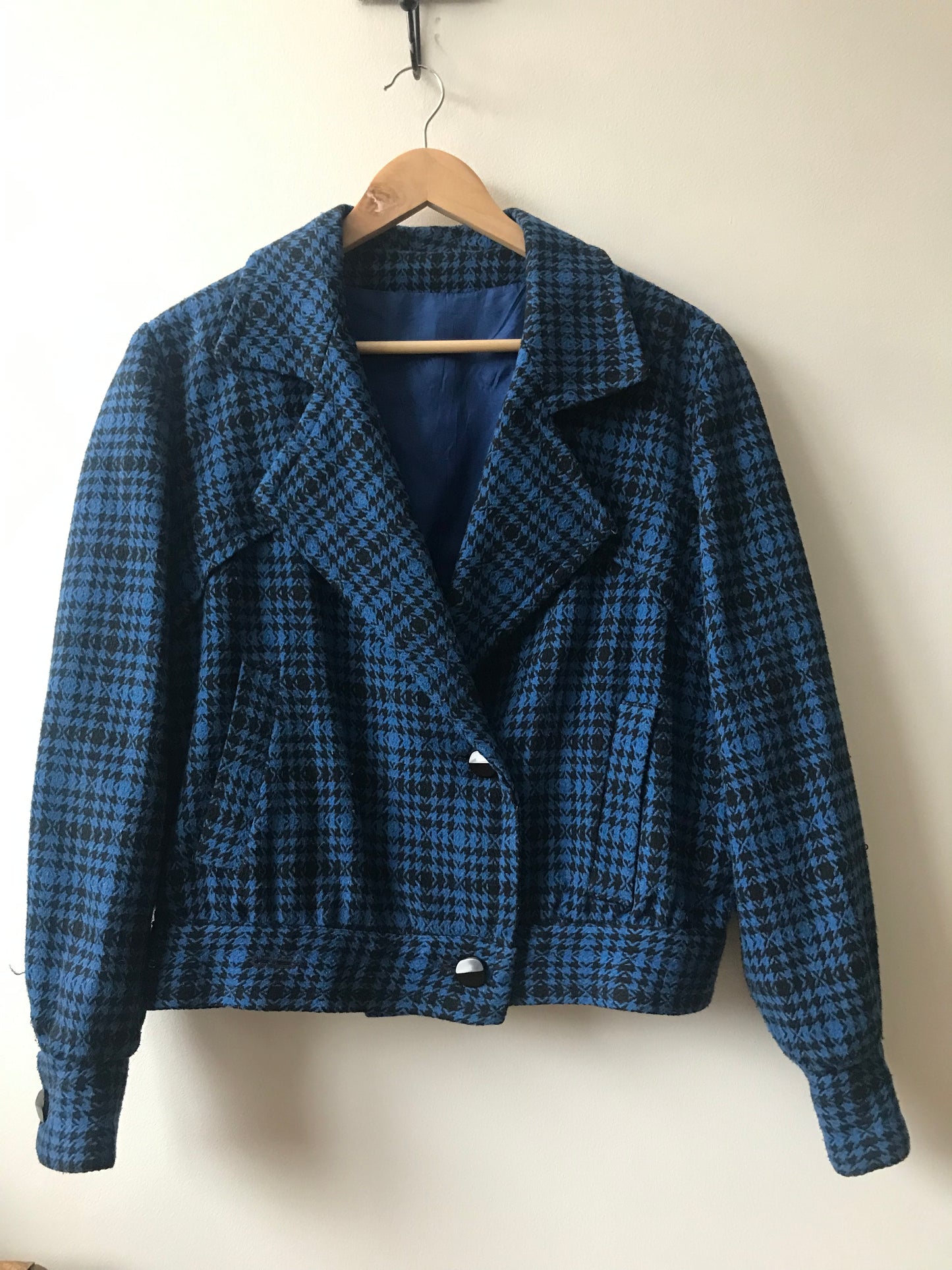 Vintage wool bomber jack