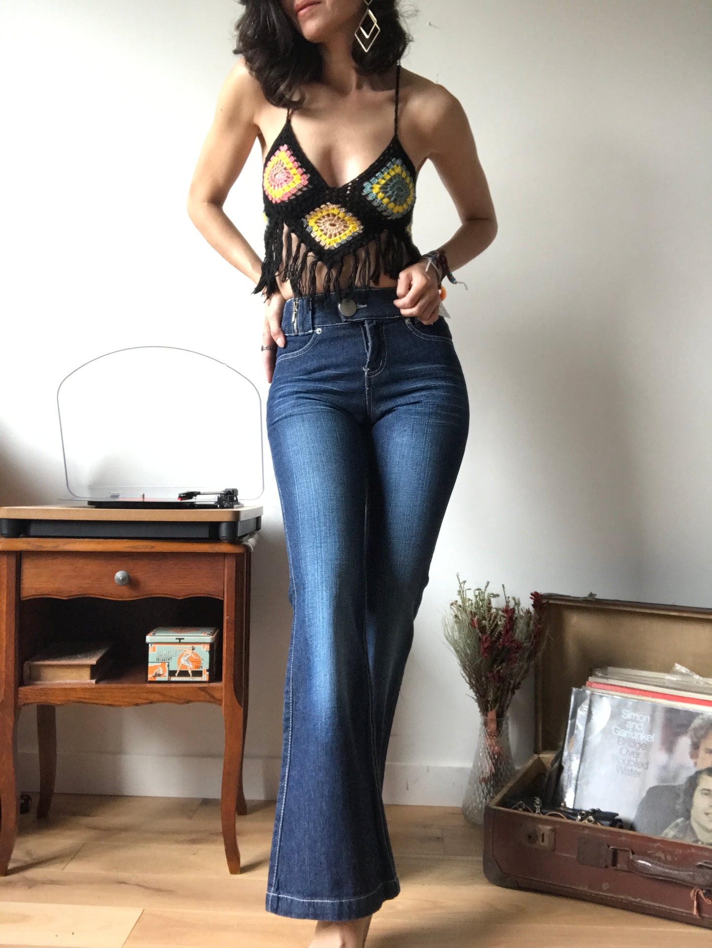 90s Vintage flared jeans