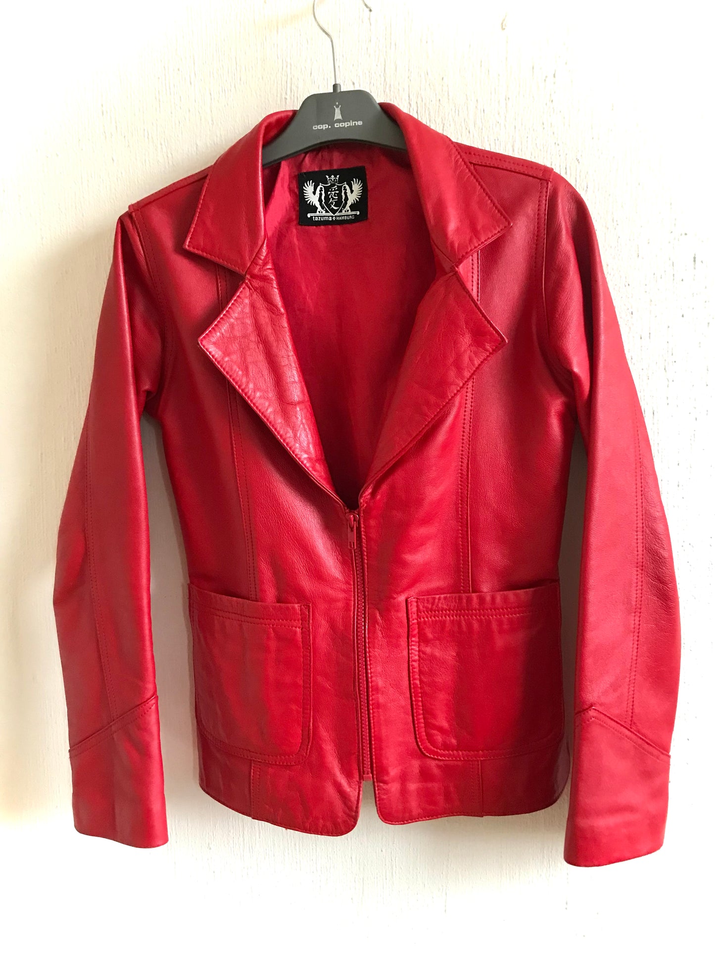 0 Vintage lamb leather jacket