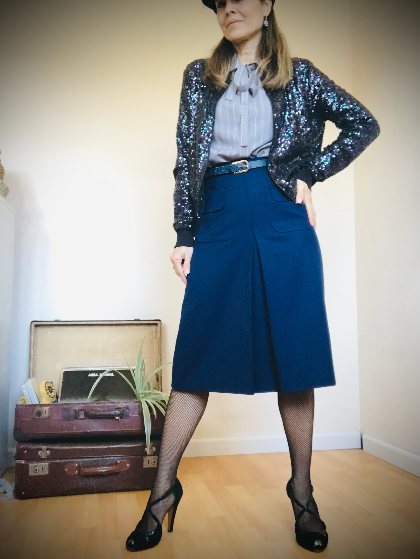 Vintage pleated skirt