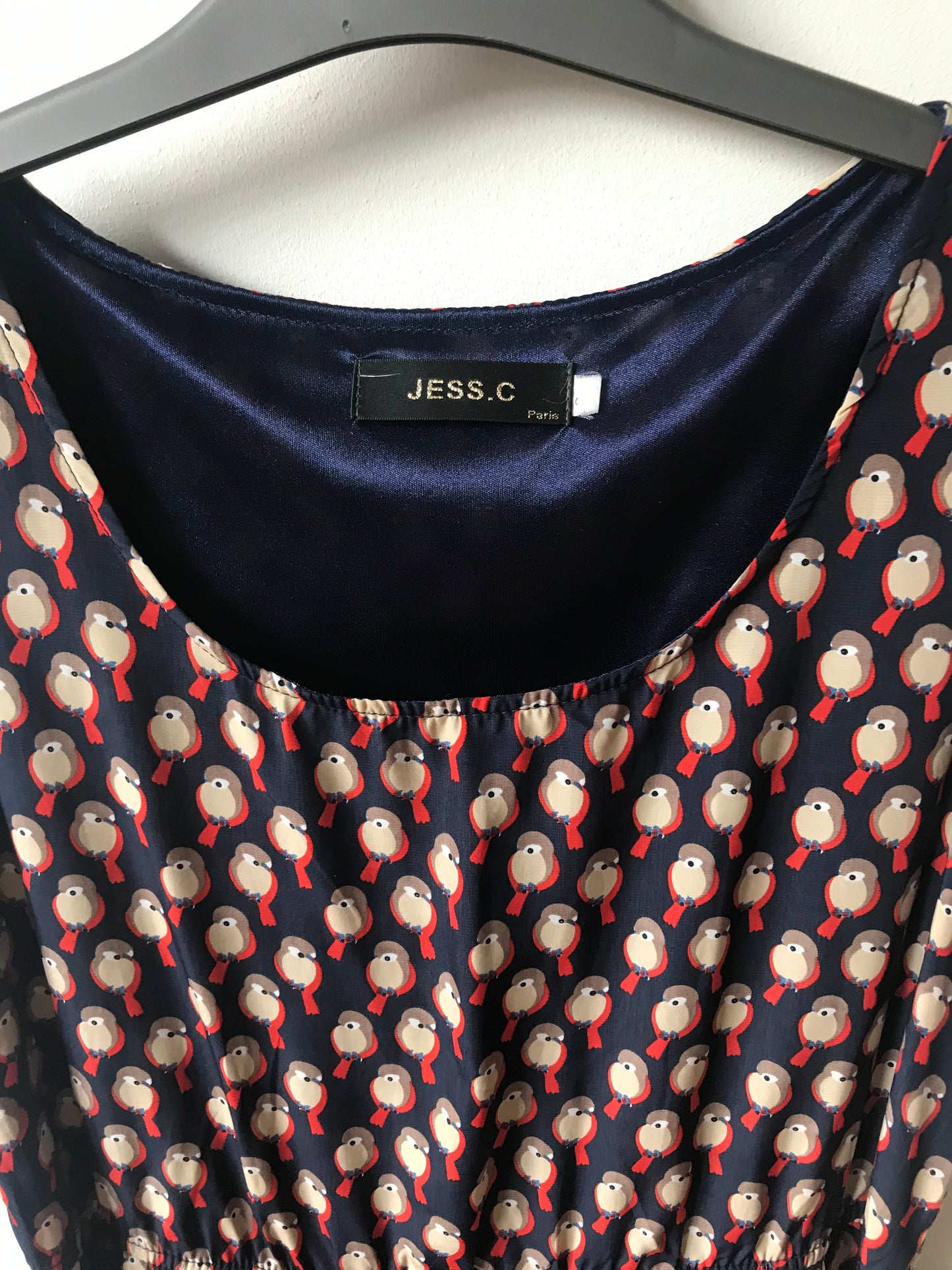 Jess C owl print dress