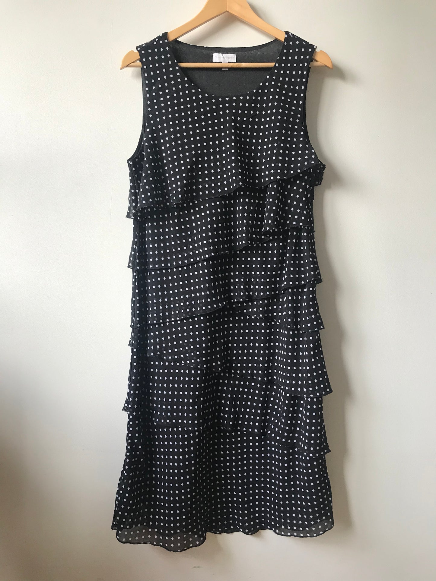 Polka dot midi dress, vintage