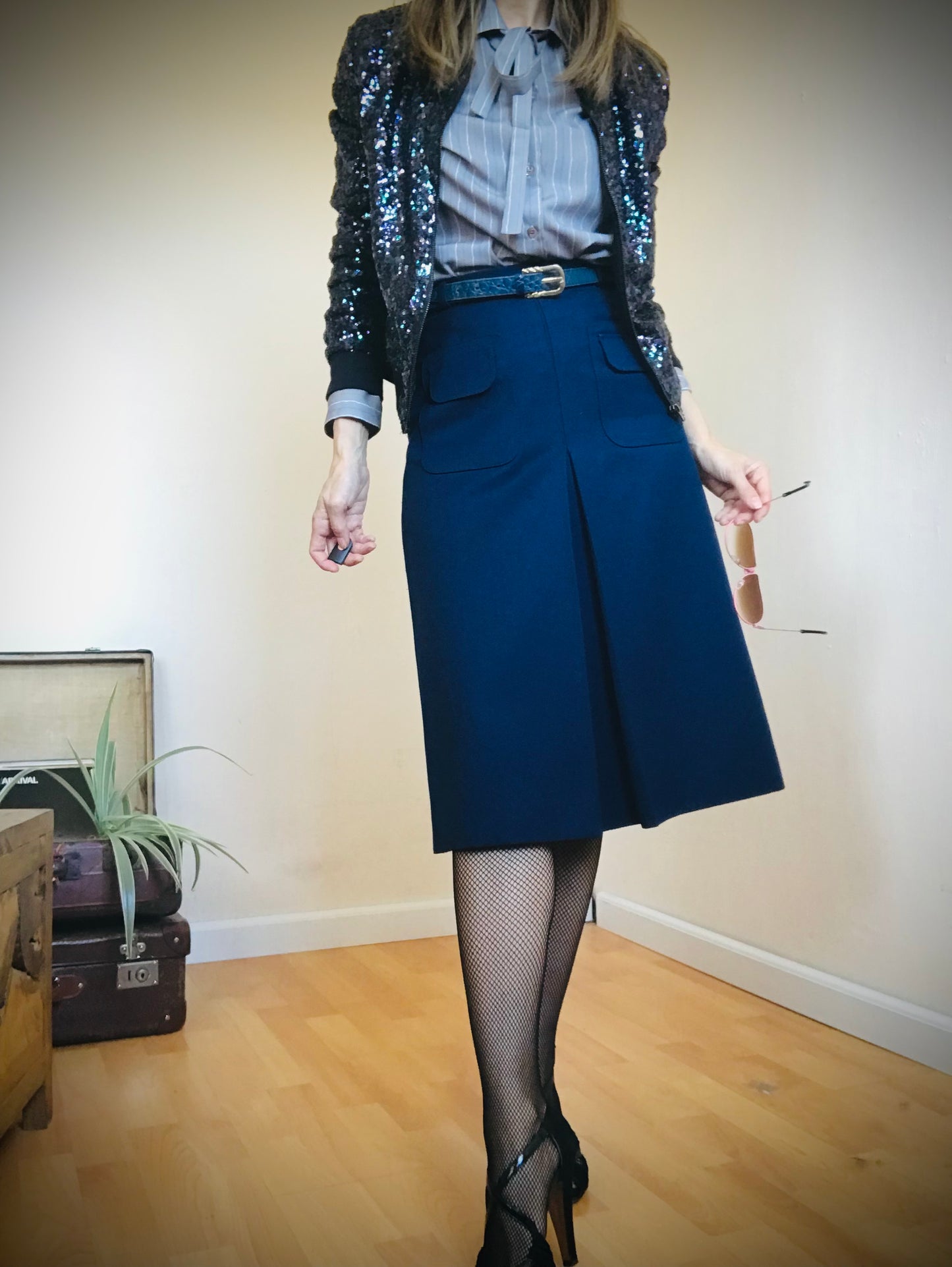 Vintage pleated skirt