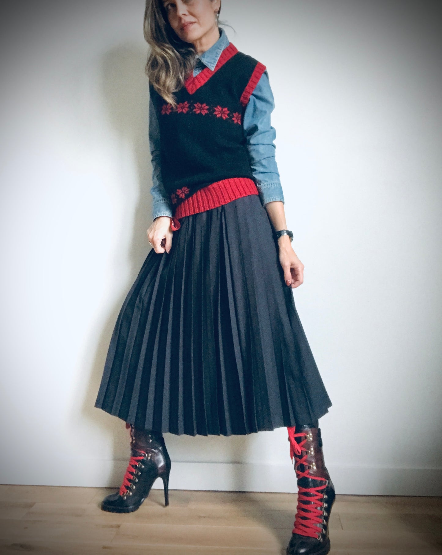 Pleated skirt