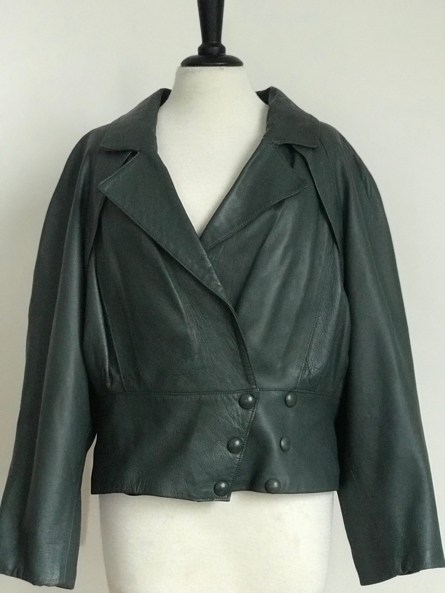 80s vintage leather jacket