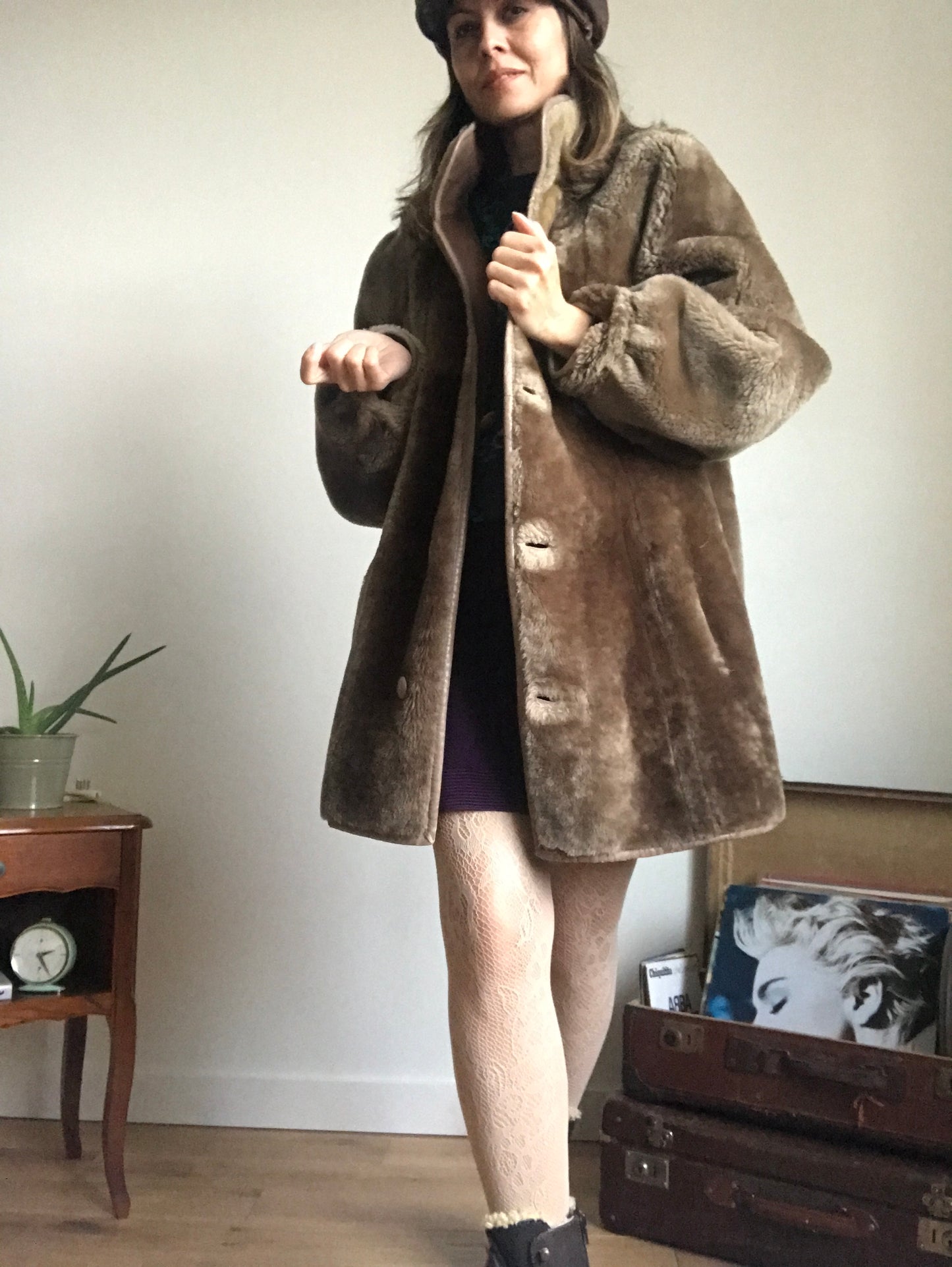 reversible napa coat 90s