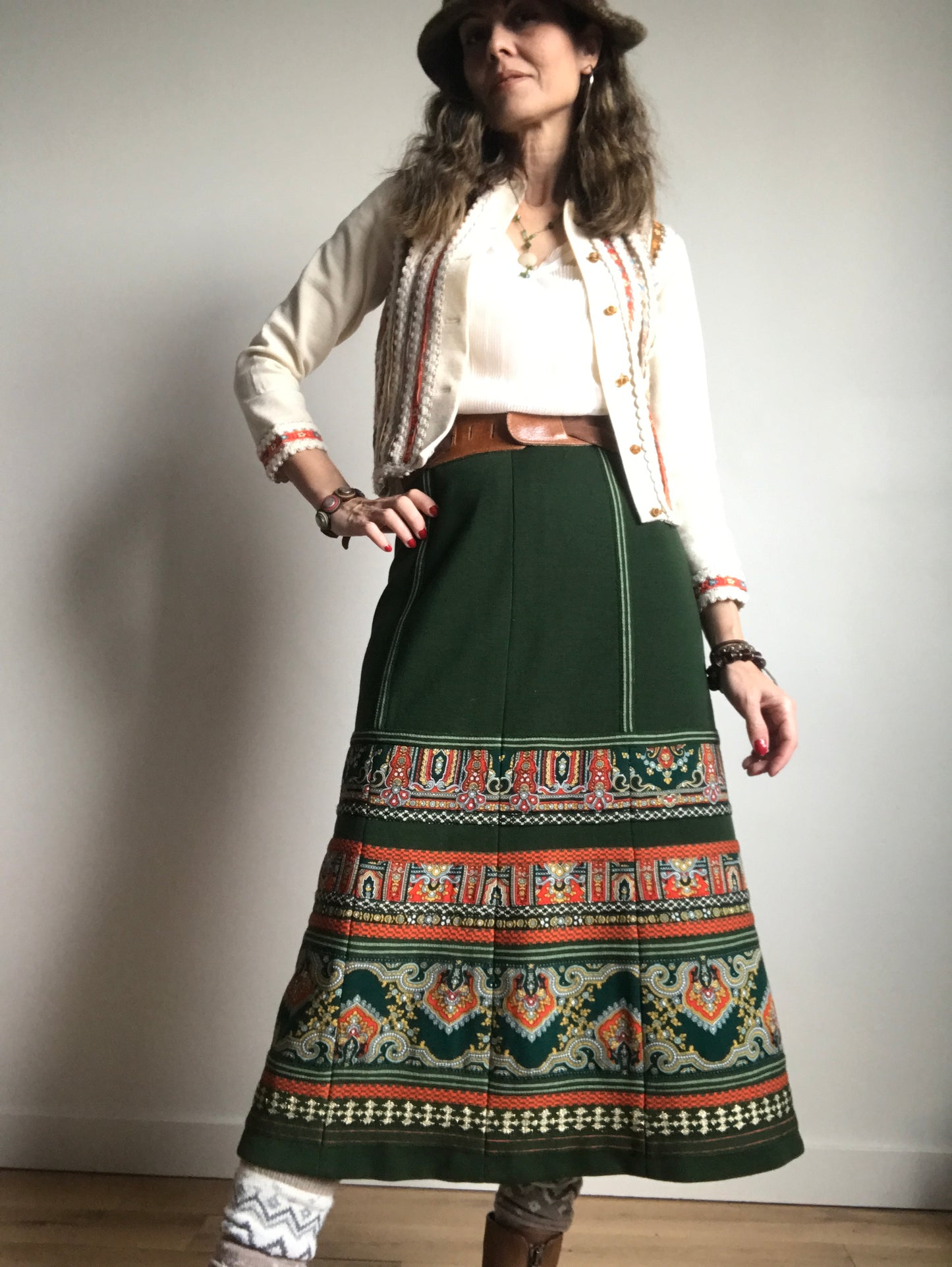 Vintage wool skirt